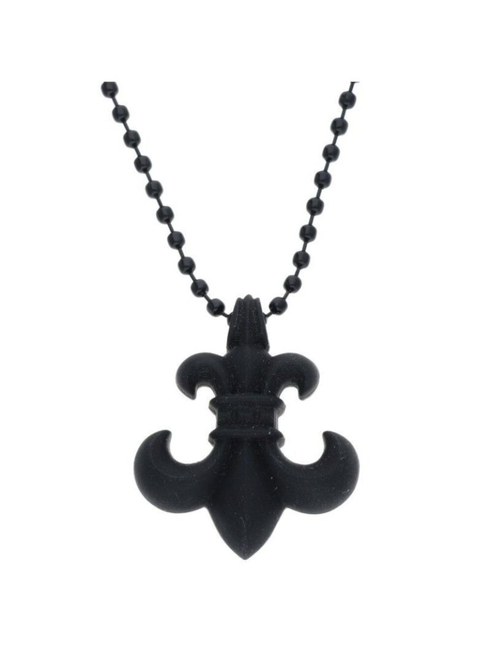Chrome Hearts Rubber BS Fluer Flare Silicone Necklace